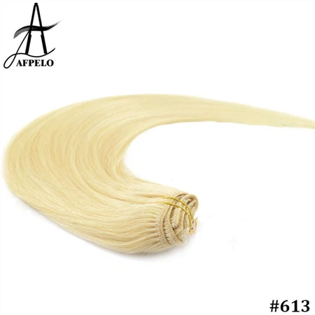 real human Clip in hair extensions